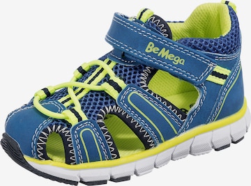 Be Mega Sandals in Blue: front