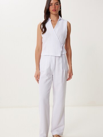 Happiness İstanbul Pantsuit in White
