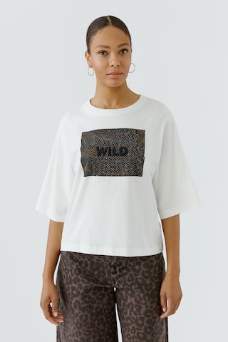 OUI T-Shirt in Weiß: Vorderseite