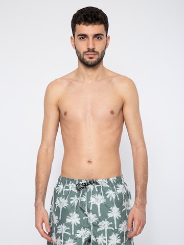 Only & Sons Swimming Trunks 'Tedswim' in Green