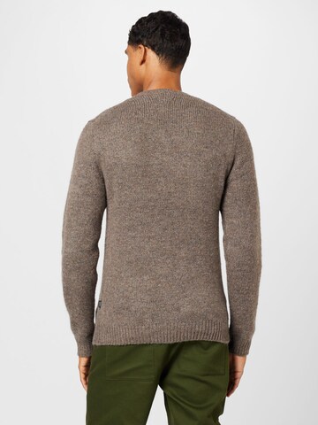 Casual Friday Pullover 'Karl' in Braun