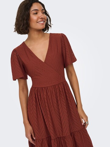JDY Kleid in Braun