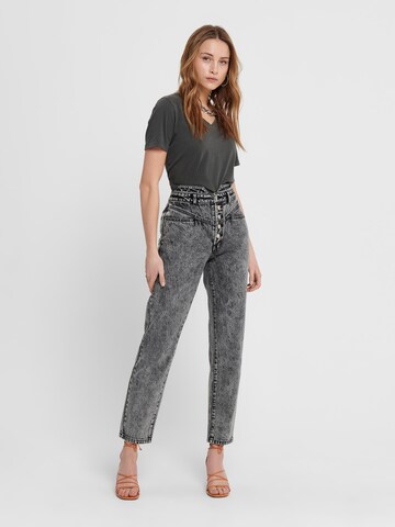 ONLY Regular Jeans 'TURNER HW 80TIES' in Grau
