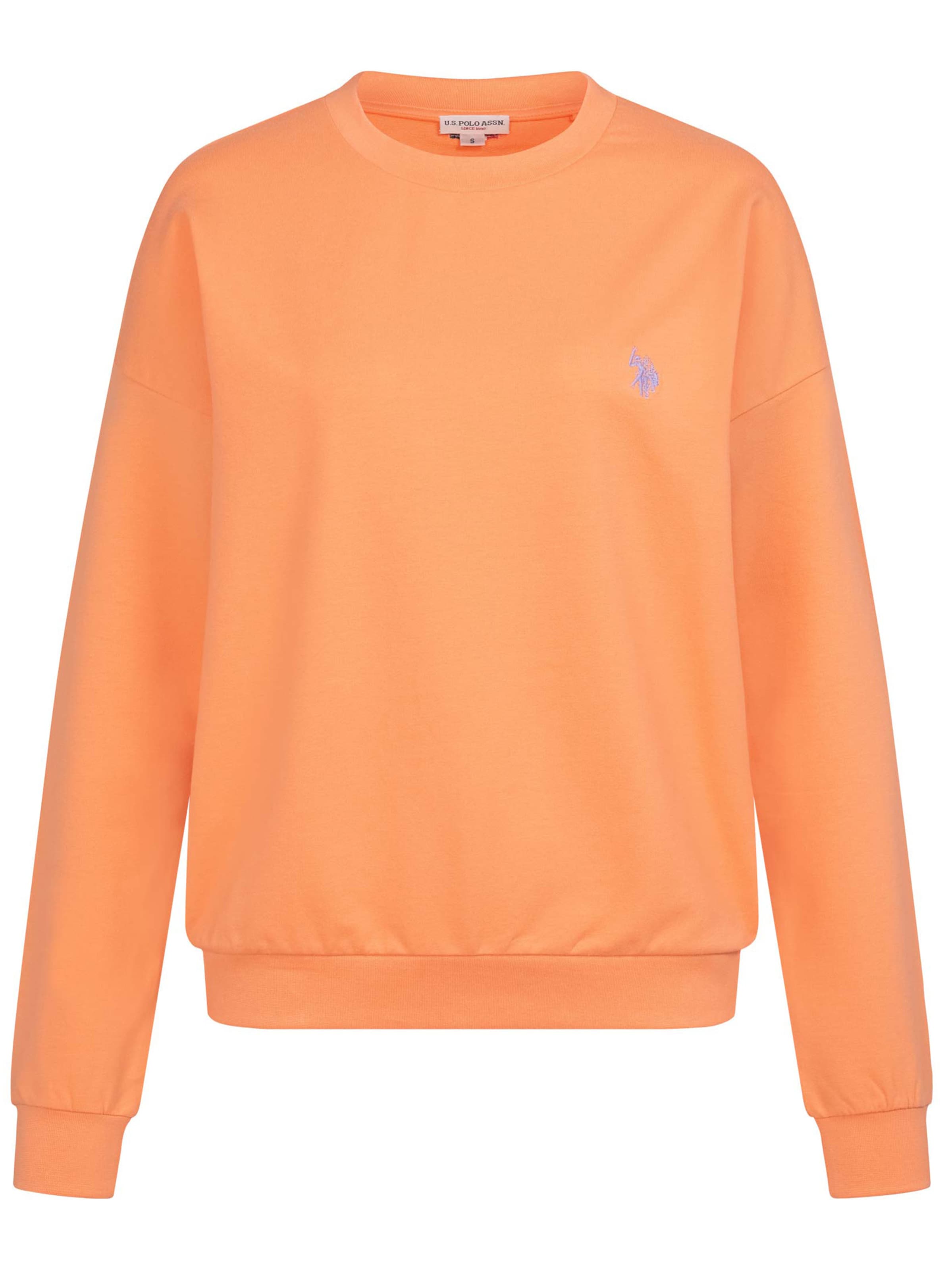 U.S. POLO ASSN. Sweatshirt in Oranje: voorkant
