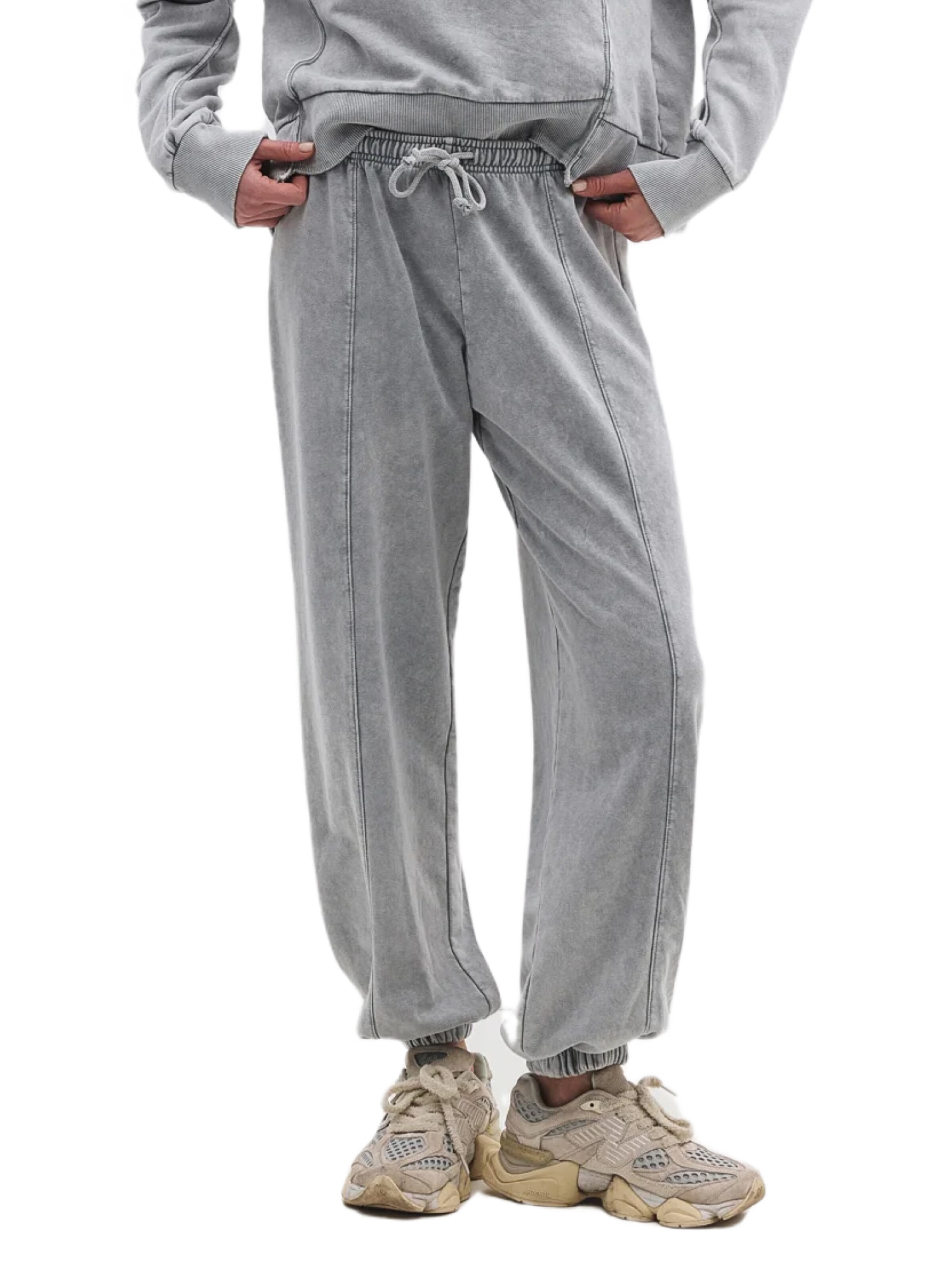 No Matter What Baggy Broek in Grijs: voorkant