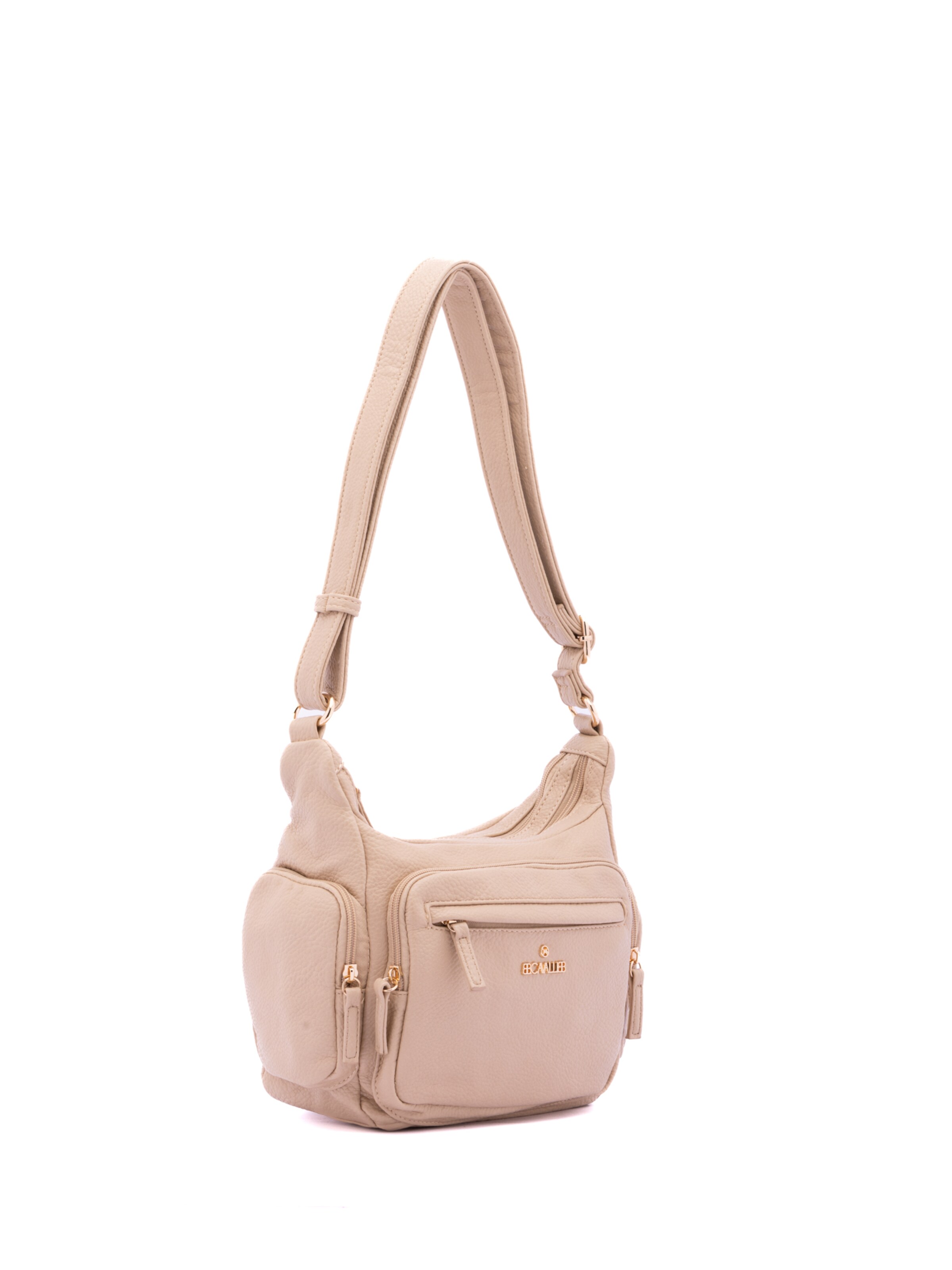 Borsa a spalla 'Borsa a Spalla Donna B Cavalli Ecopelle Zip' di B. Cavalli in beige