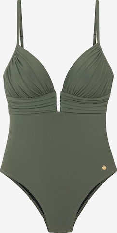 LASCANA Swimsuit in Green: front