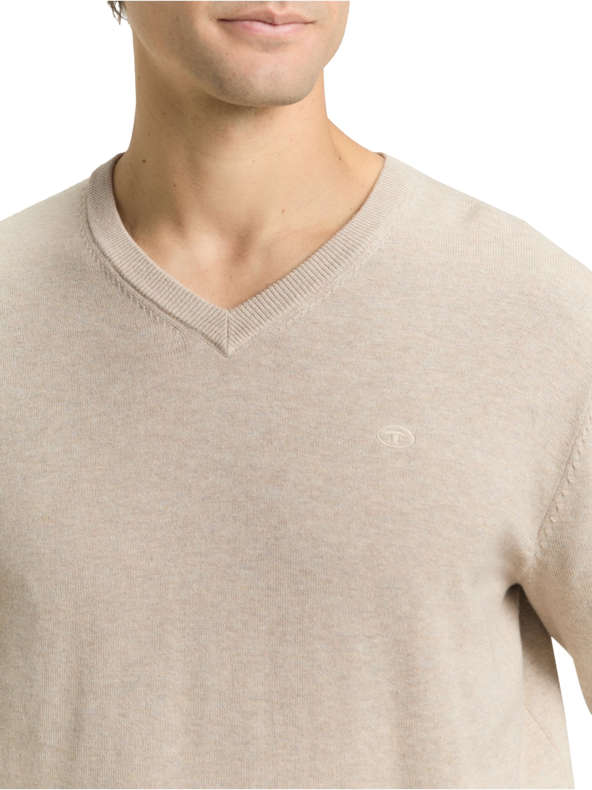 TOM TAILOR Trui in Beige