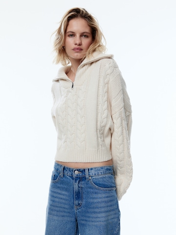 Pull-over 'ZADIE' EDITED en beige : devant