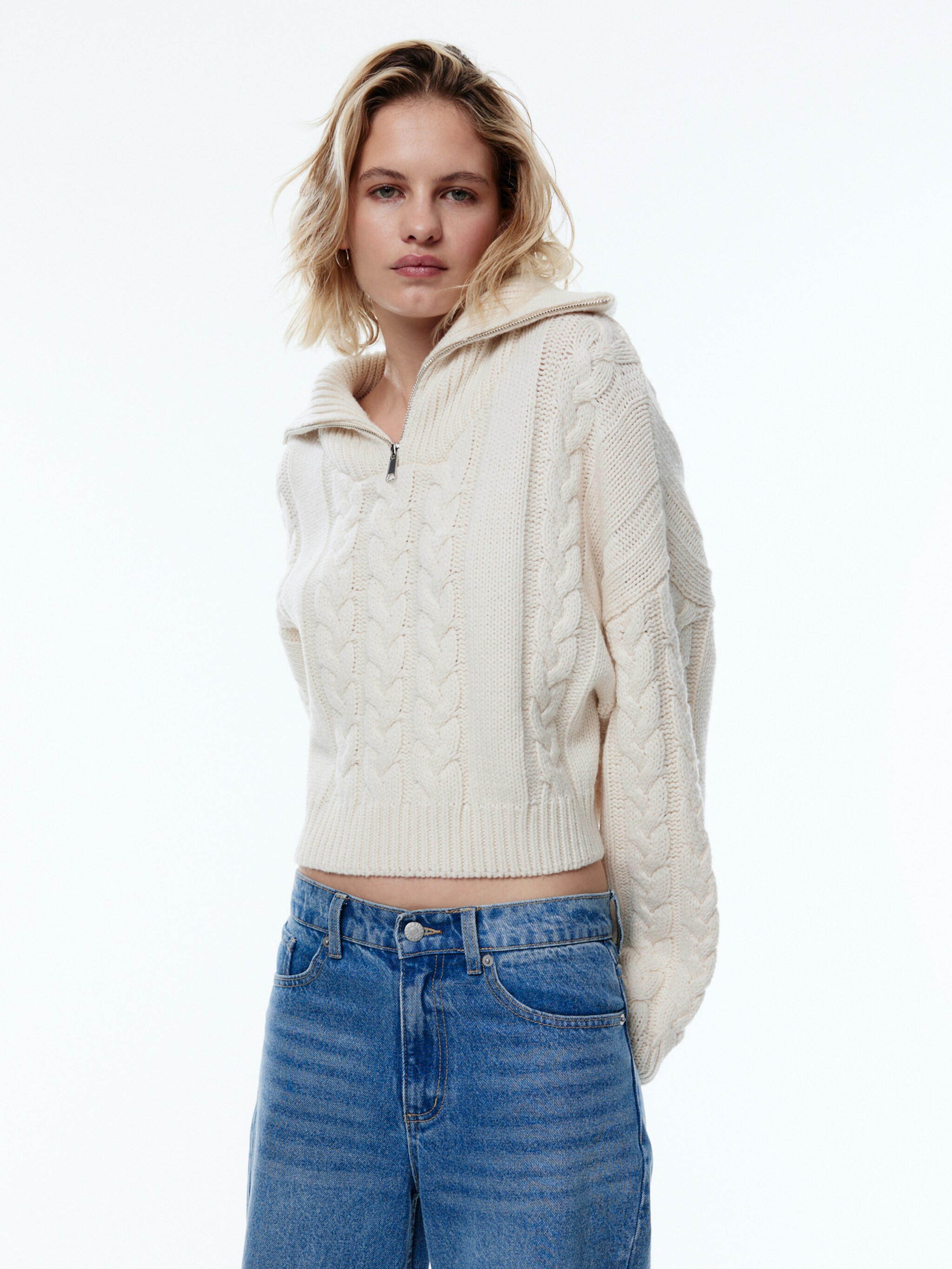 EDITED Produkte Pullover 'ZADIE' creme