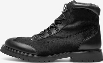 Henry Stevens Lace-Up Boots ' Barkley CHB ' in Black