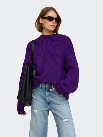 ONLY Sweater 'ONLHenry' in Purple: front
