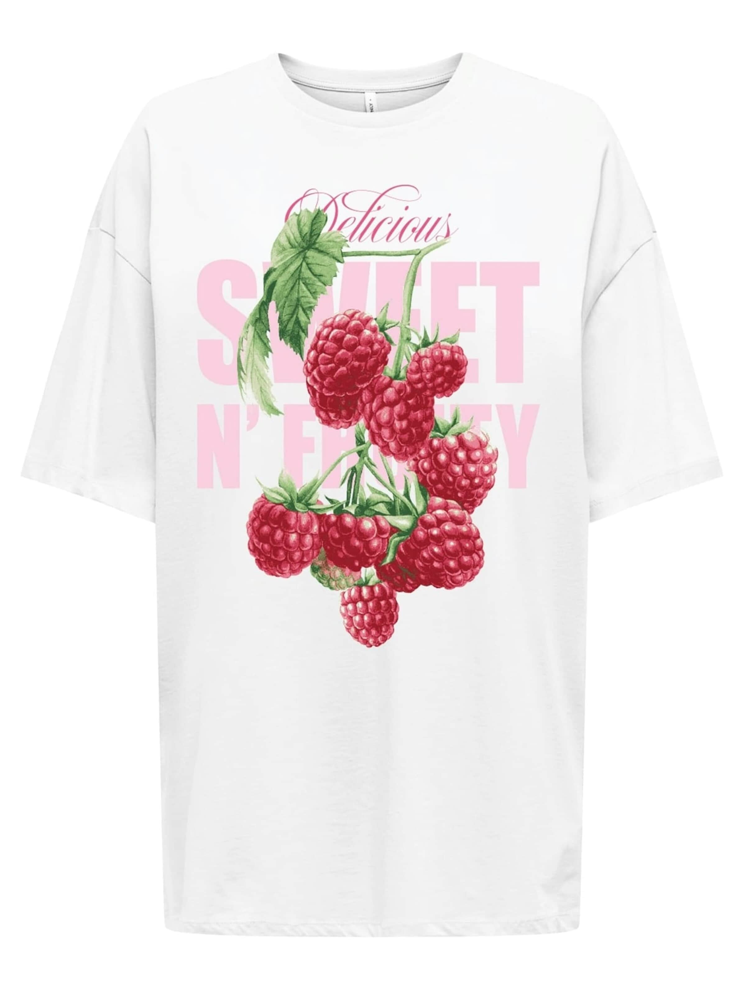 ONLY Shirt 'rosie' in L in de kleur Wit, Productweergave