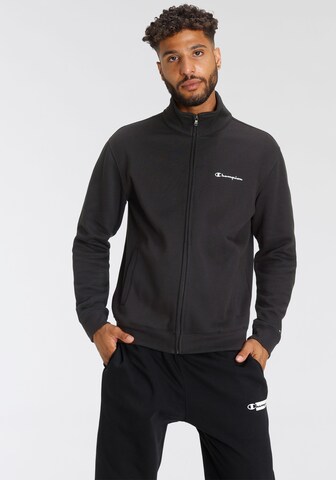 Champion Authentic Athletic Apparel Zip-Up Hoodie in Black