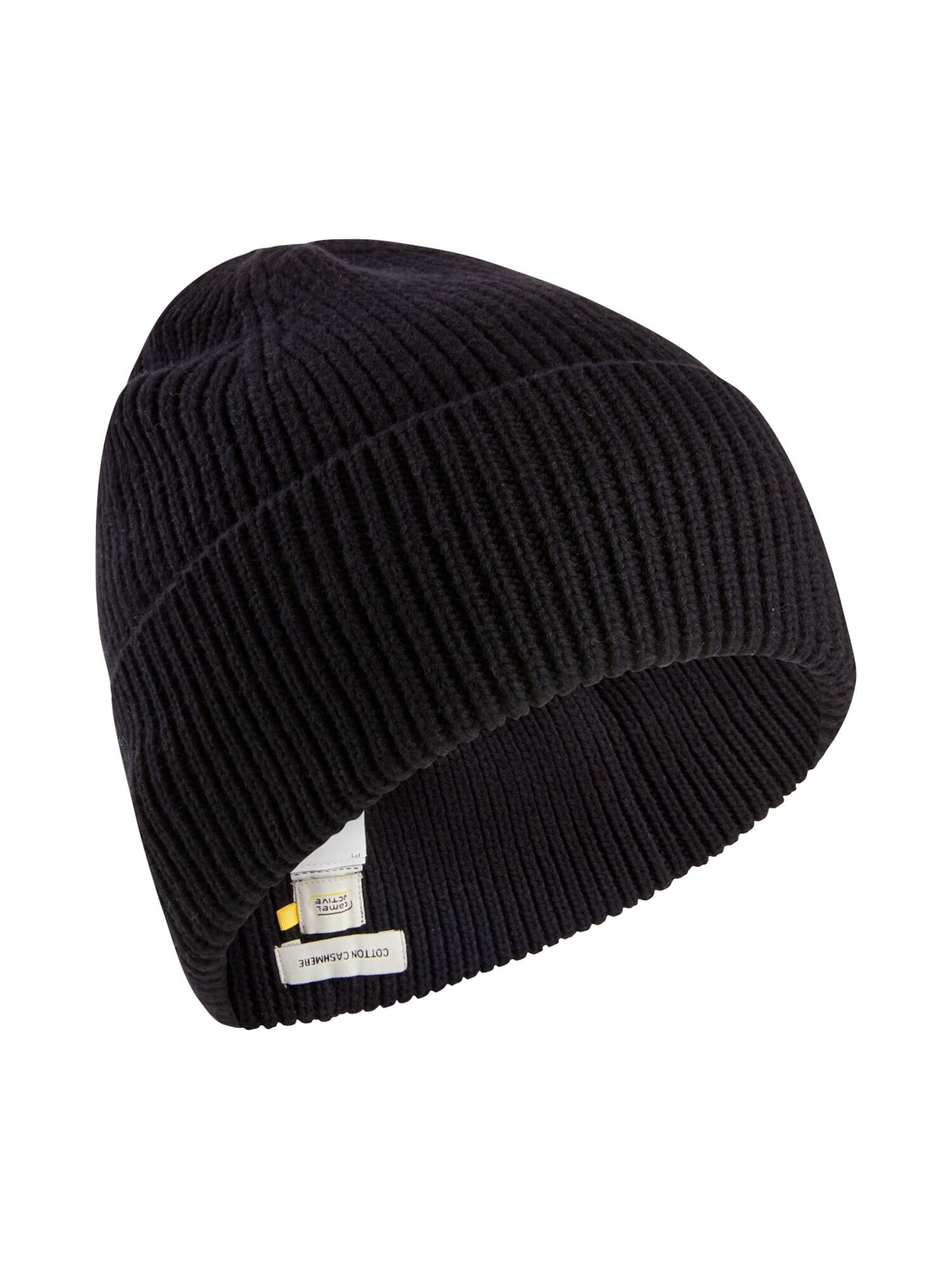CAMEL ACTIVE Beanie in Black: front