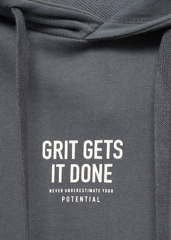 MANGO TEEN Sweatshirt 'Grit' in Grey