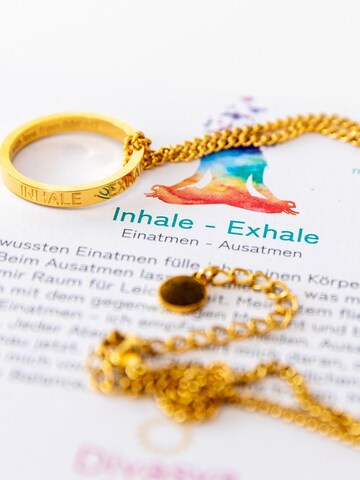 Divasya Kette 'Inhale - Exhale' in Gold