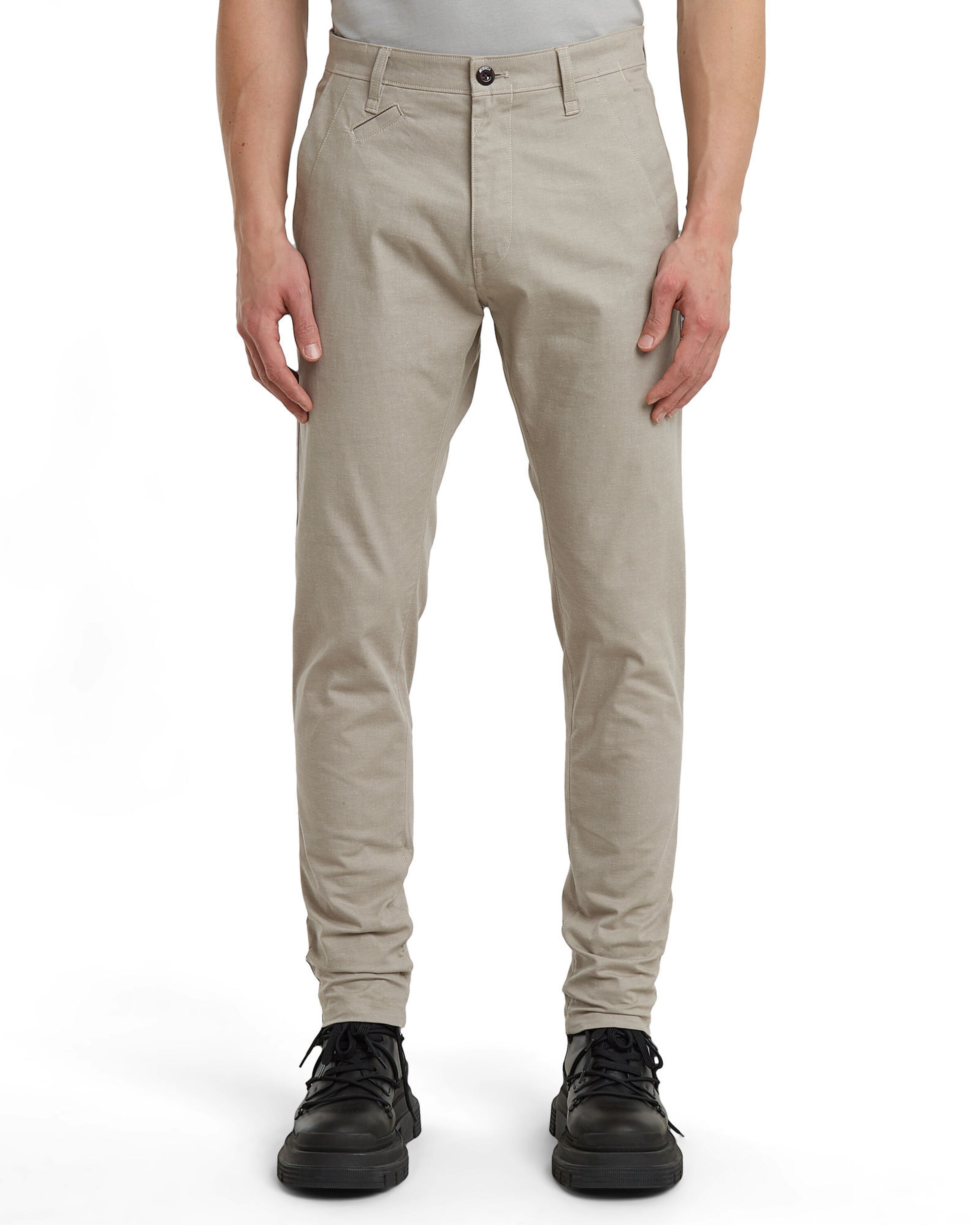 G-STAR Slimfit Chino 'Bronson 3.0' in Beige: voorkant
