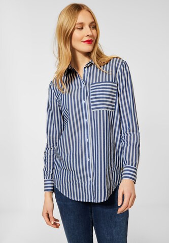 STREET ONE - Blusa en azul: frente