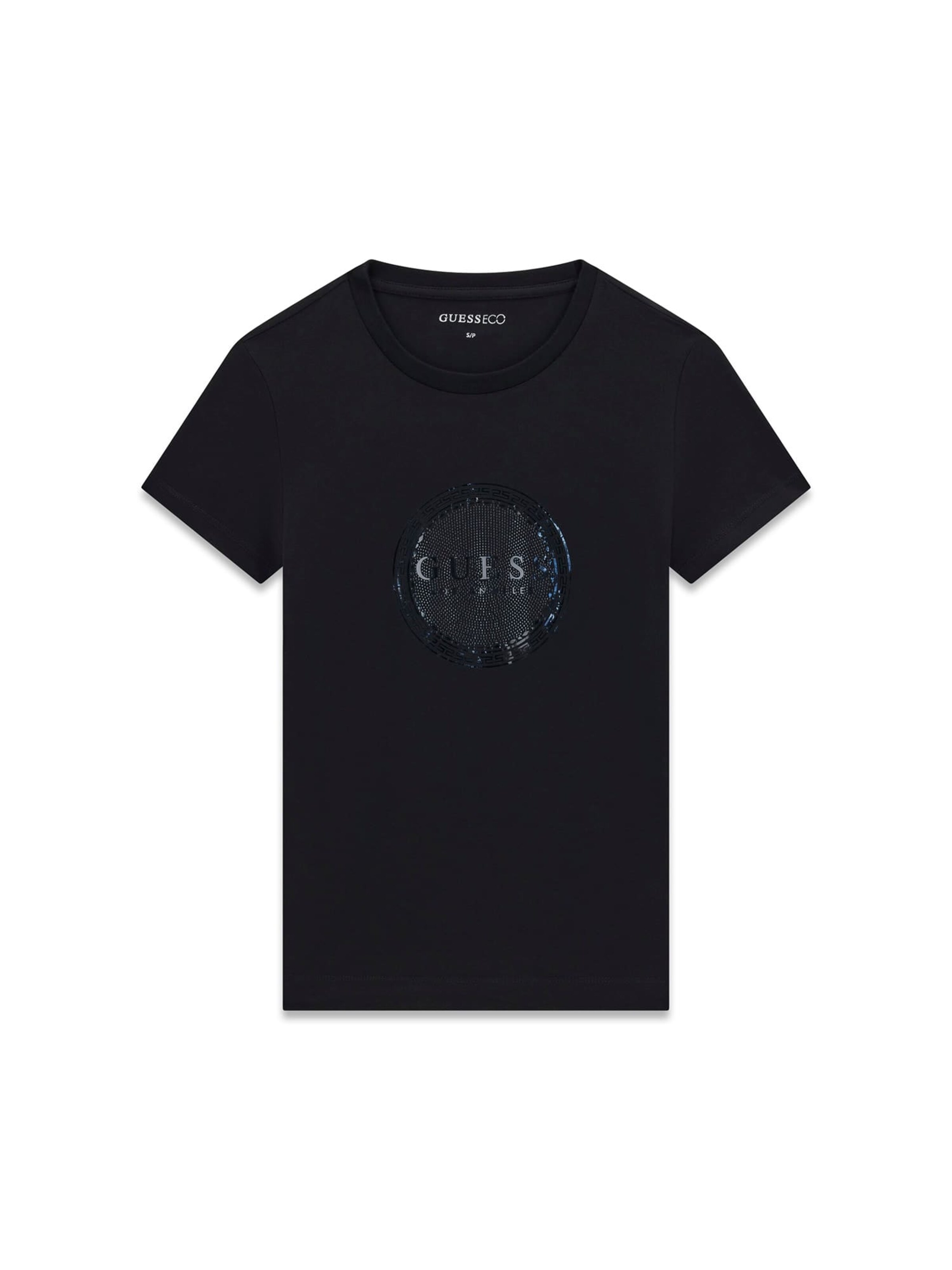 GUESS T-Shirt in Schwarz: Vorderseite