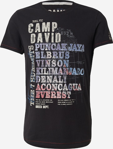 CAMP DAVIDMajica - crna boja: prednji dio