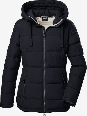 G.I.G.A. DX by killtec Winterjas 'GW 68 WMN QLTD JCKT' in Blauw: voorkant