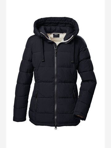 G.I.G.A. DX by killtec Winterjas 'GW 68 WMN QLTD JCKT' in Blauw: voorkant