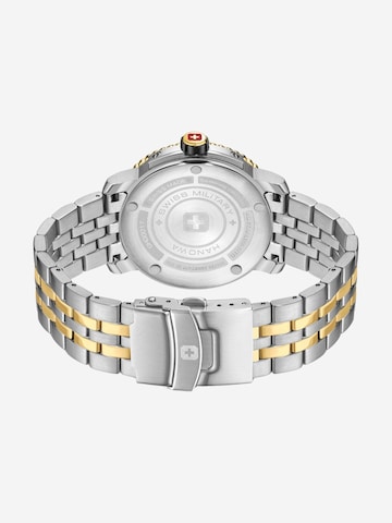 SWISS MILITARY HANOWA Analoguhr ' Black Marlin ' in Silber