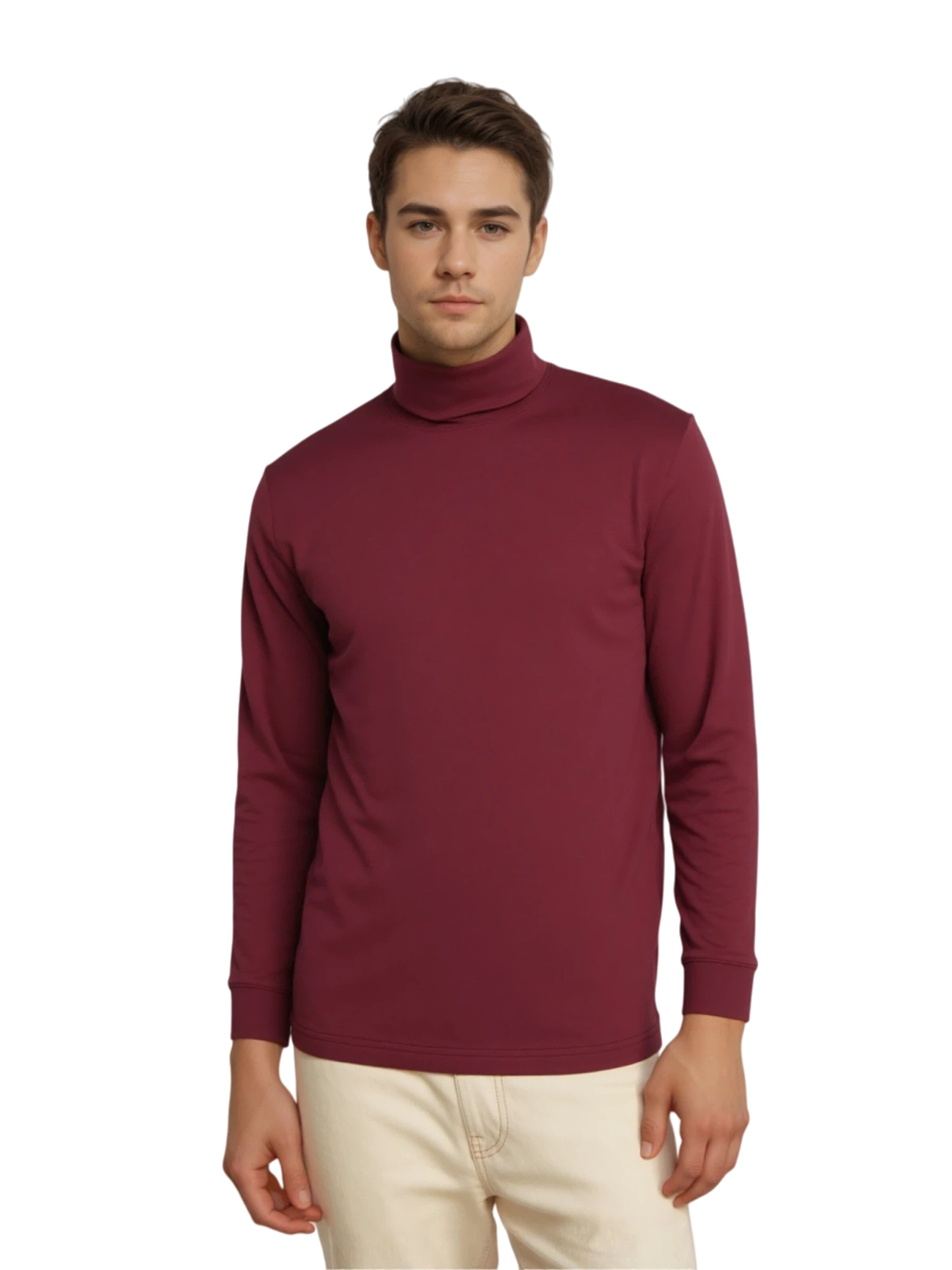 Pullover di Ragman in rosso: frontale