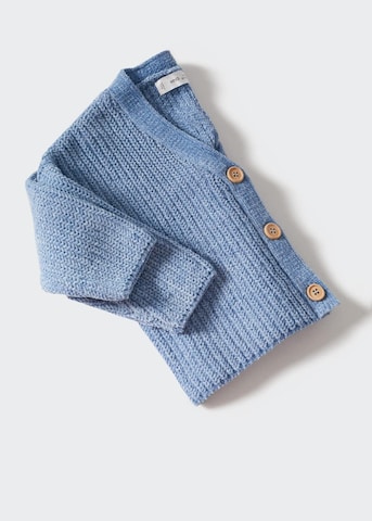MANGO KIDS Knit Cardigan 'SOUFFLEB' in Blue