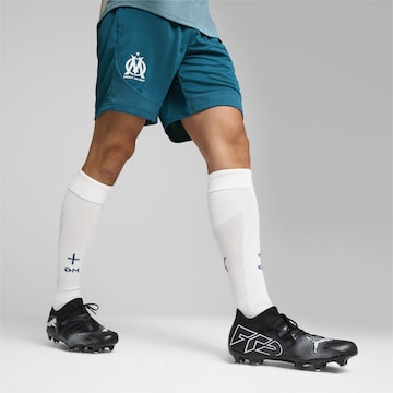 PUMA Regular Sporthose 'Olympique de Marseille' in Blau
