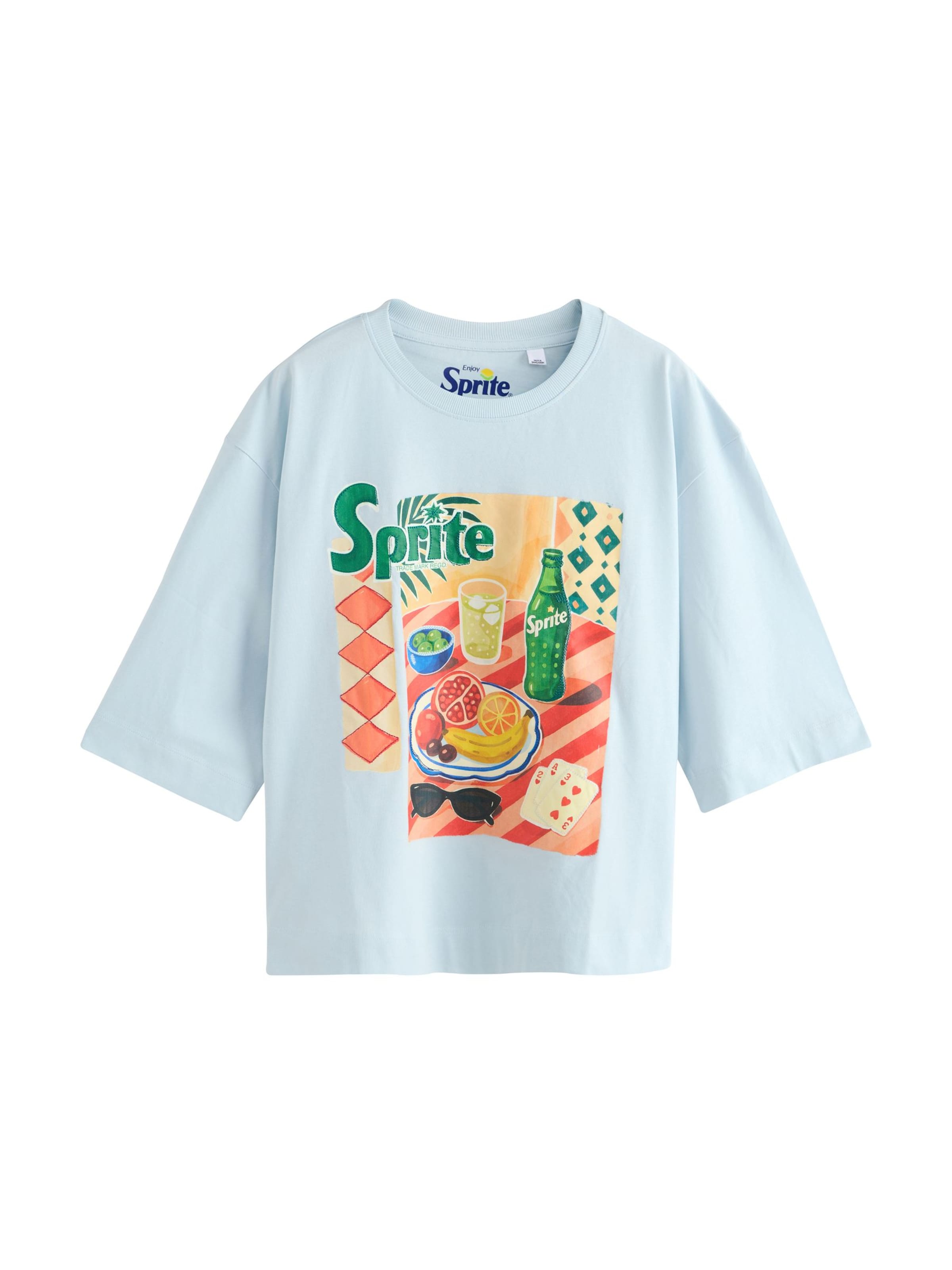 Next Kort pyjamas i blå