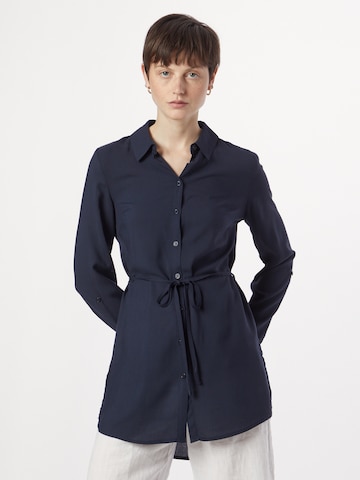 ZABAIONE - Blusa 'Mio' em azul: frente