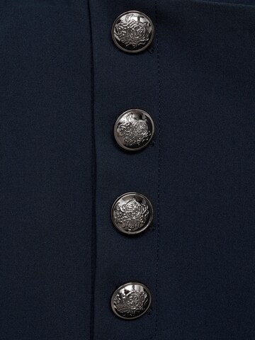 Regular Pantalon à plis 'BOTONES' MANGO en bleu