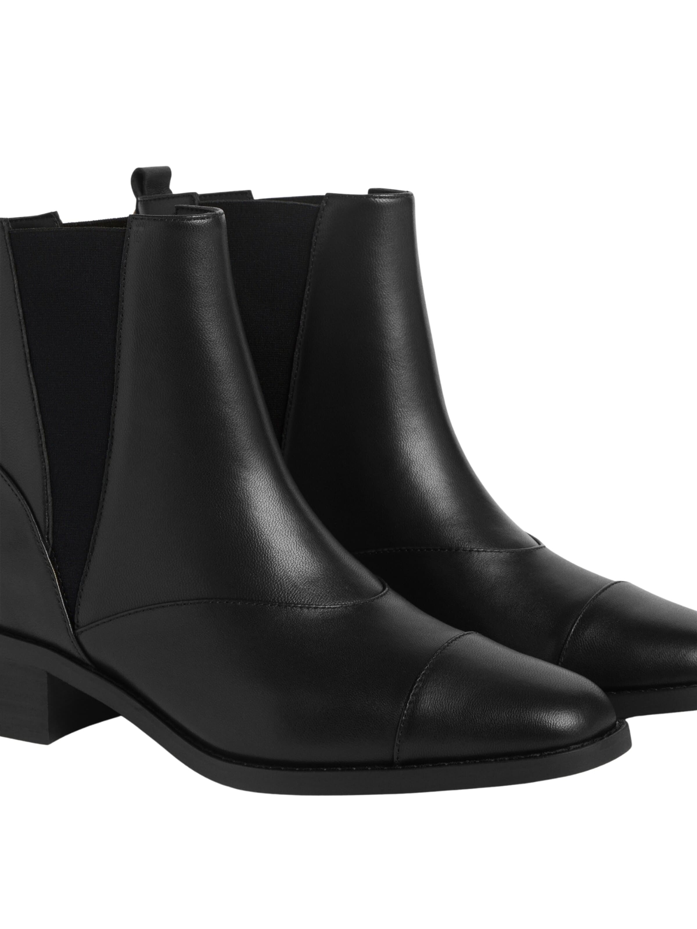 Coccinelle Ankle Boots 'Nikla Smooth'‌‌‌‌‌‌‌‌ in Schwarz