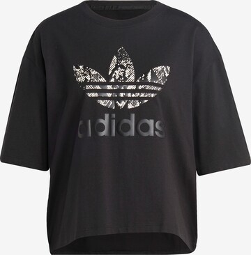 ADIDAS ORIGINALS Shirt 'Graphic' in Zwart: voorkant