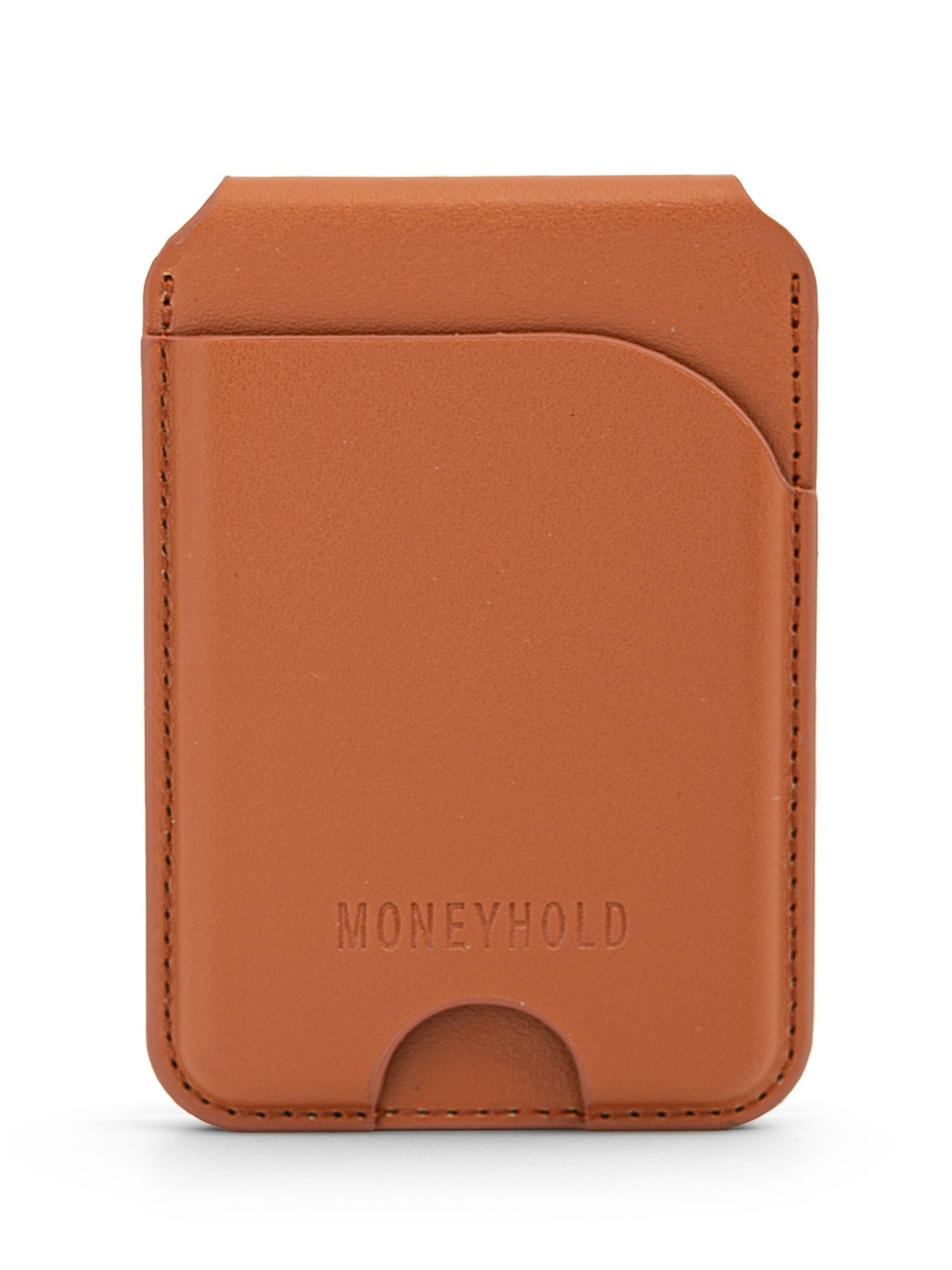 Portamonete di Moneyhold in marrone: frontale
