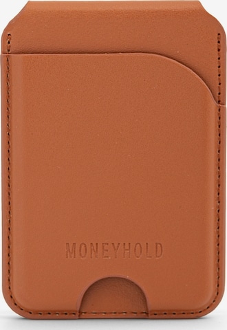 Portamonete di Moneyhold in marrone: frontale