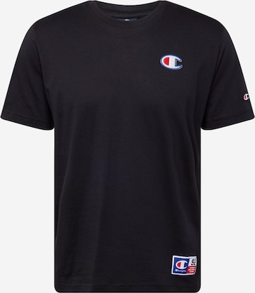 Tricou de la Champion Authentic Athletic Apparel pe negru: față