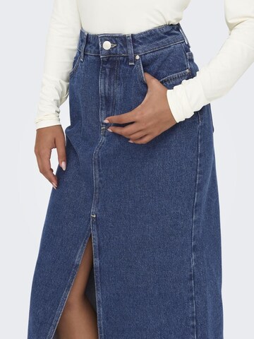 ONLY - Falda en azul