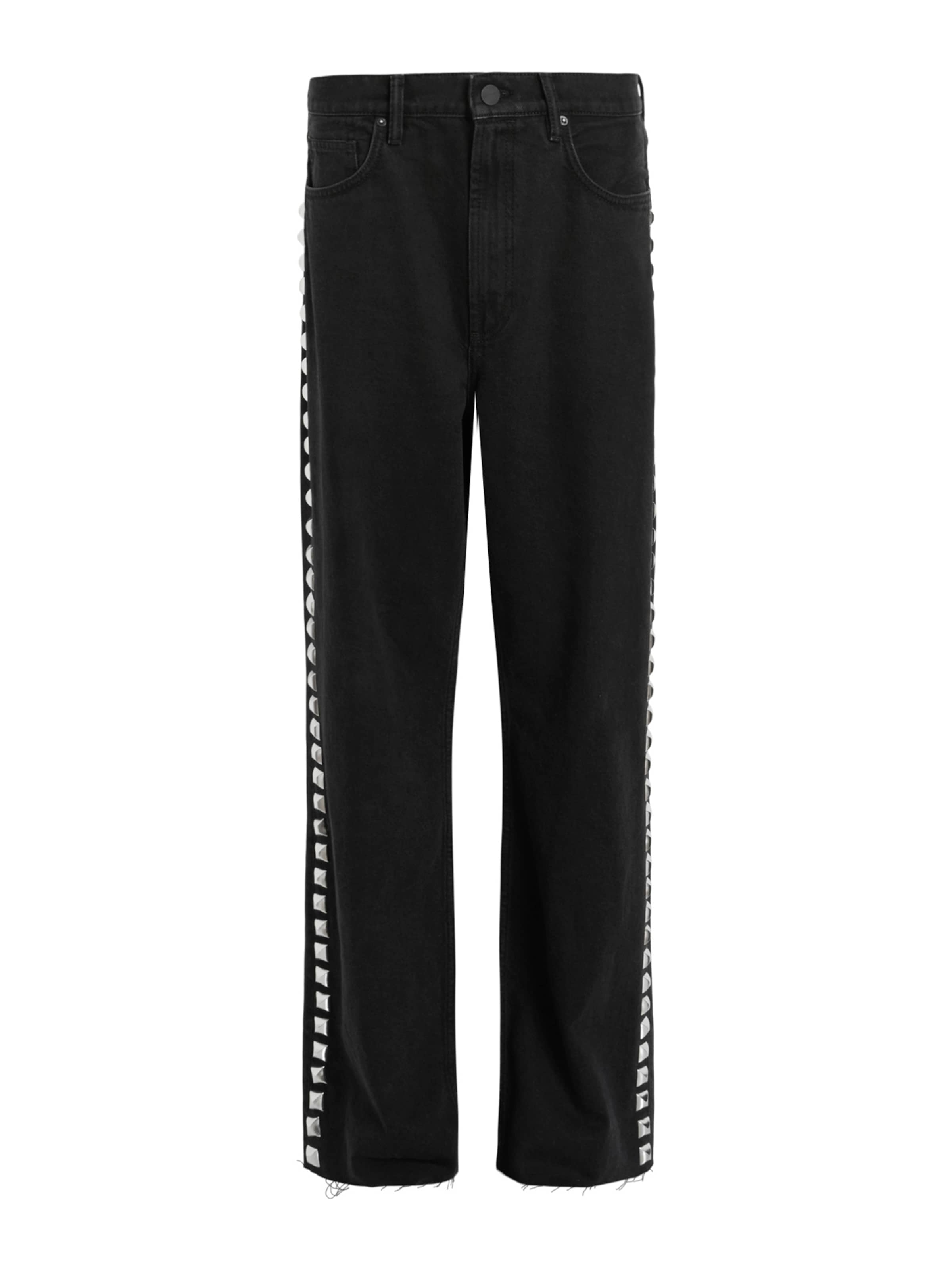 AllSaints Wide leg Jeans 'BLAKE' in Black: front