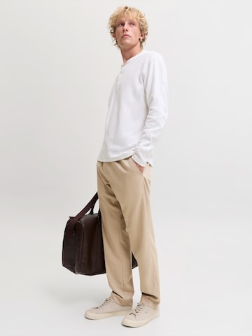 JACK & JONES - Loosefit Pantalón de pinzas 'JPSTKane Toby' en beige