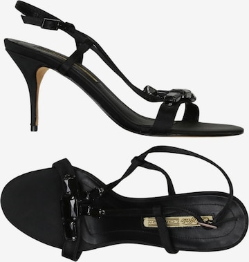 Buffalo London Sandalen 39 in Schwarz: Vorderseite