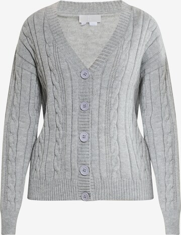 RISA Knit Cardigan 'Teylon' in Grey: front