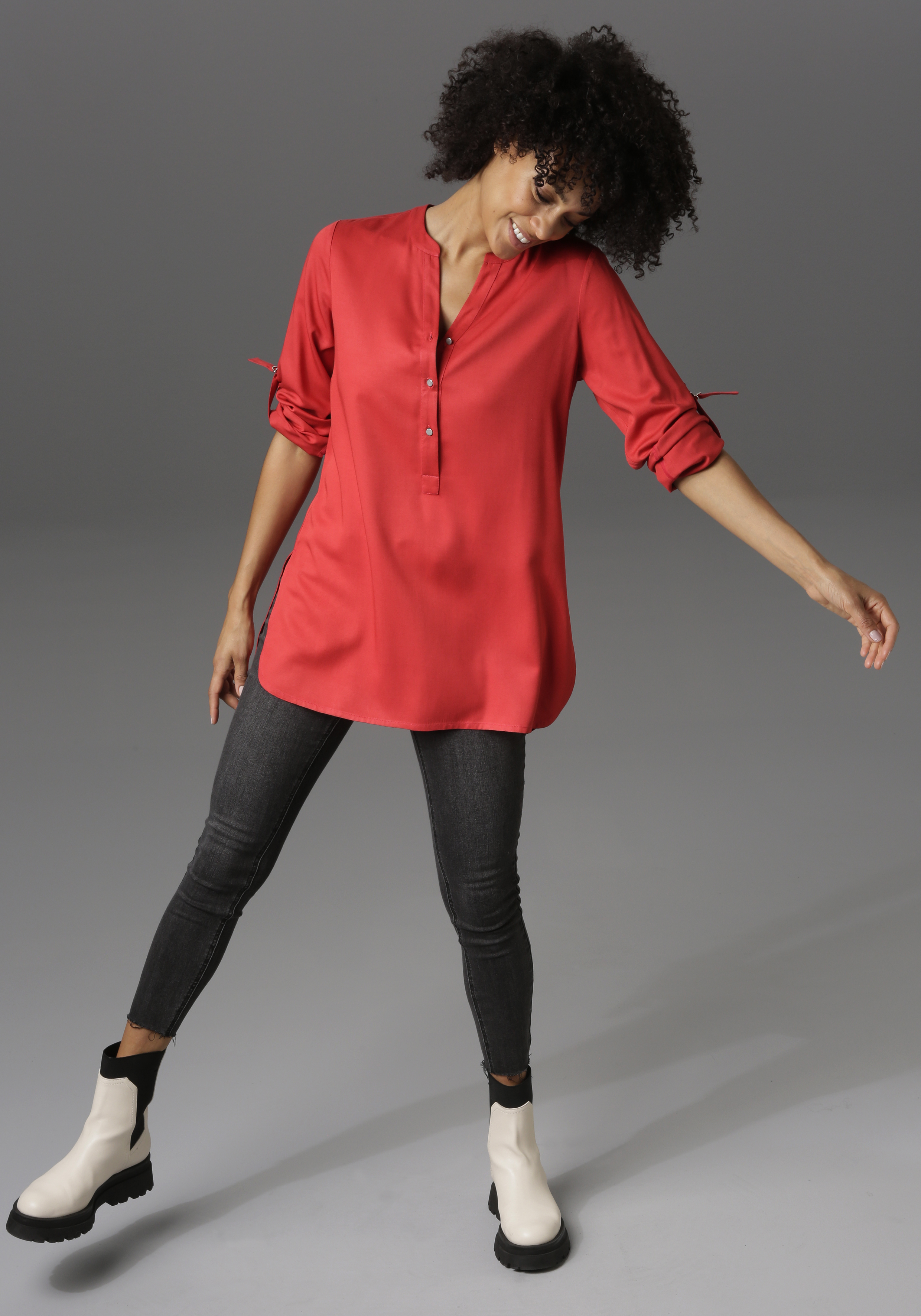 Aniston CASUAL Bluse in Rot 