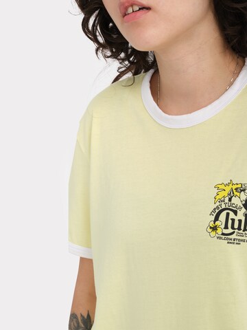 Volcom Shirt 'RINGER' in Yellow