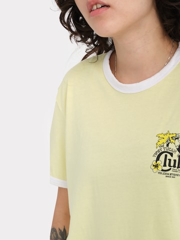 T-shirt 'RINGER' Volcom en jaune