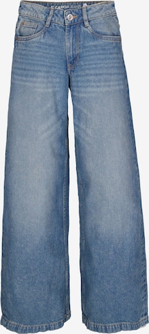 GARCIA Wide leg Jeans i blå: framsida