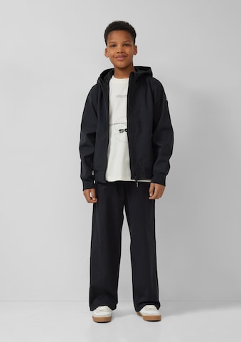 s.Oliver Wide leg Broek ' BAGGY ' in Zwart