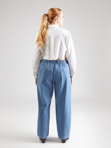 ONLY Carmakoma Zvonové kalhoty Kalhoty 'CARYASMIN' – modrá